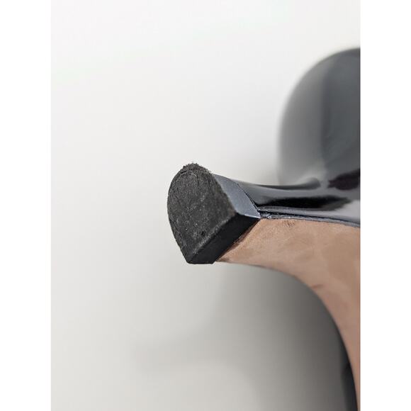 Women's Tory Burch Leather Kitten Heels Angle Pumps Black US Size 6.5 M - Picture 10 of 10